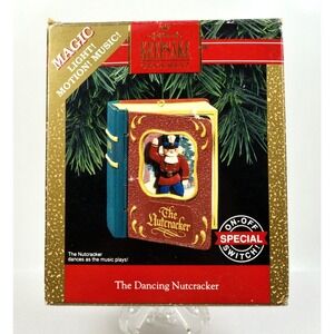 Hallmark Keepsake The Dancing Nutcracker - Magic Light Motion Music 1992 Vintage